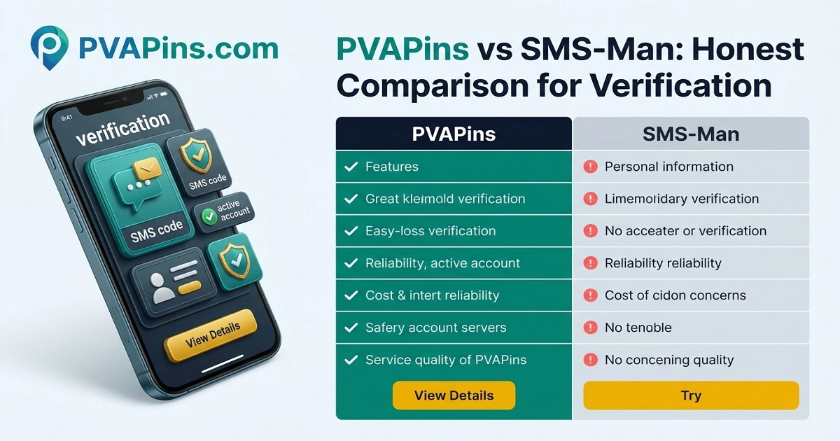 PVAPins vs SMS-Man: Which Platform Delivers Reliable Codes?